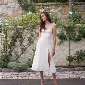 Reformation Juliette Dress Ivory 0